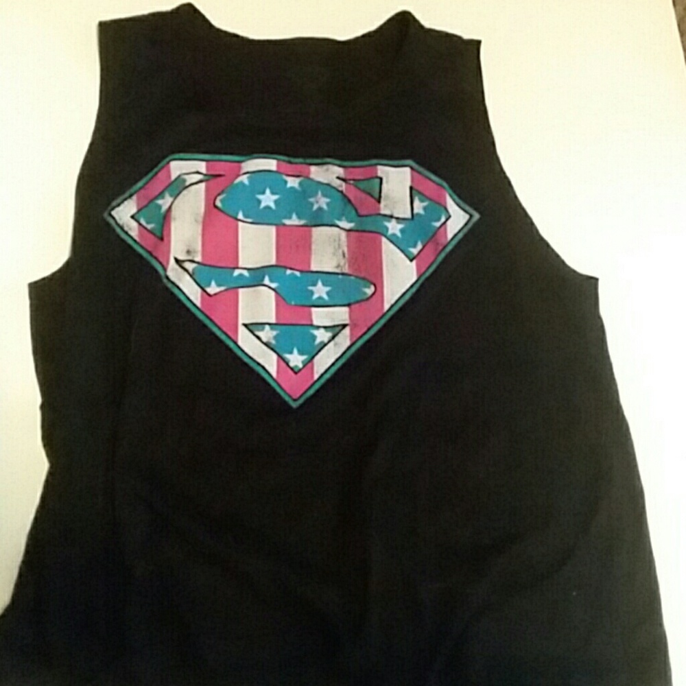 U.S.A superman tank top